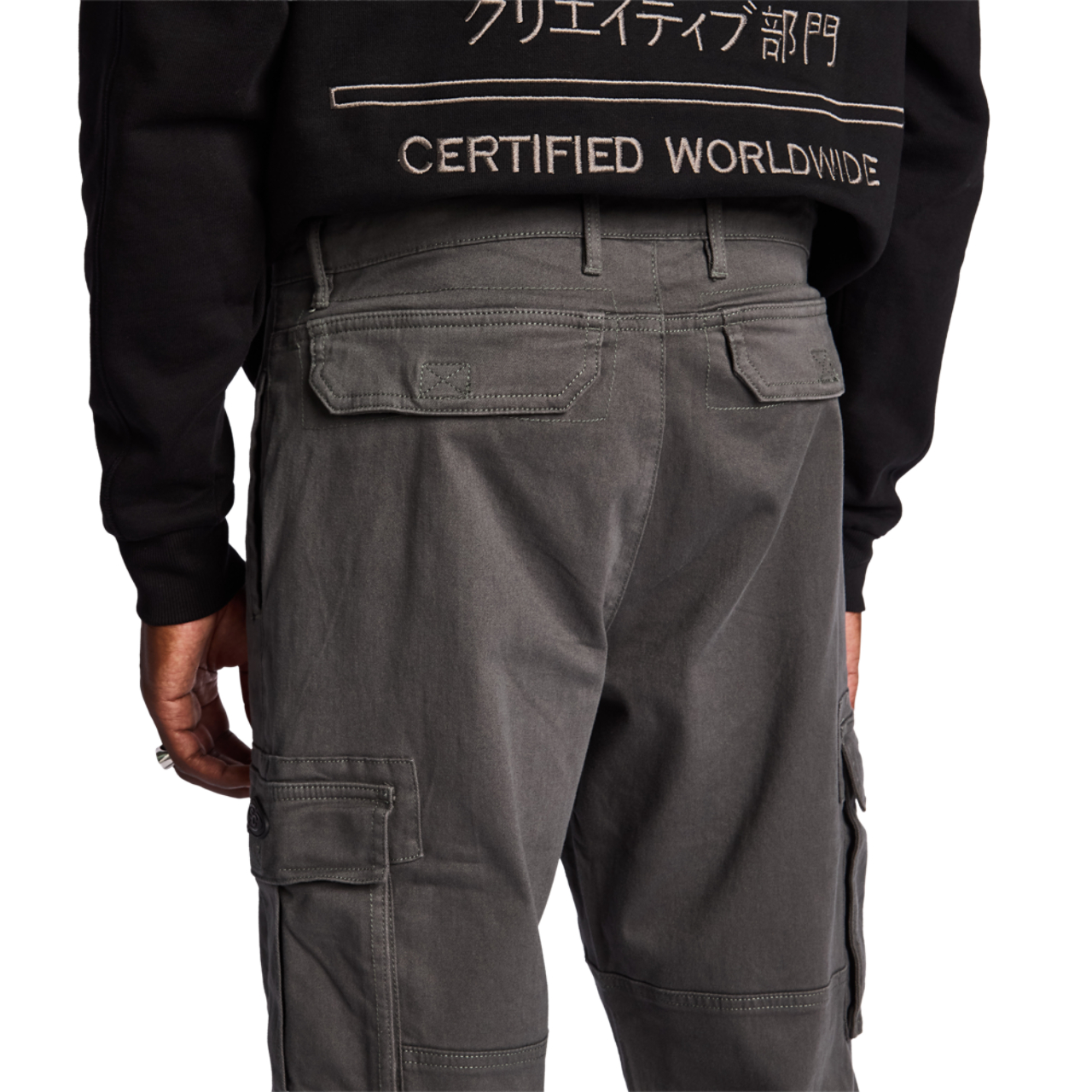 Street Cartel Pirlo Twill Cargo Image 6 of 8. Tap to open photo gallery.
