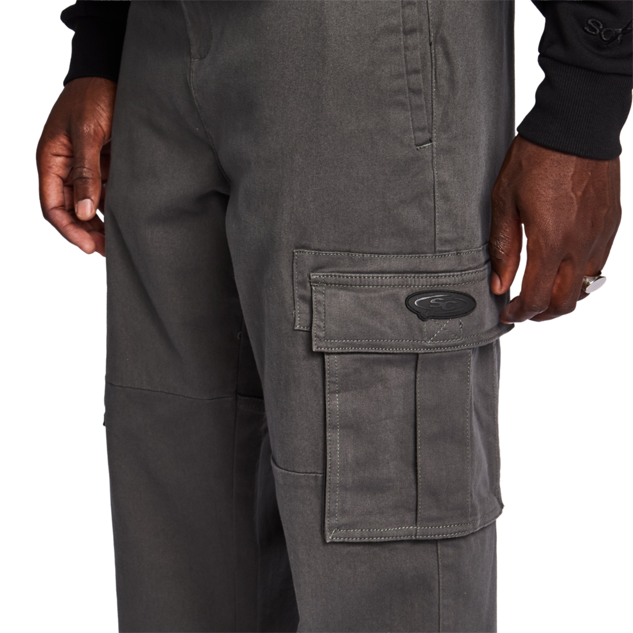 Street Cartel Pirlo Twill Cargo Image 7 of 8. Tap to open photo gallery.