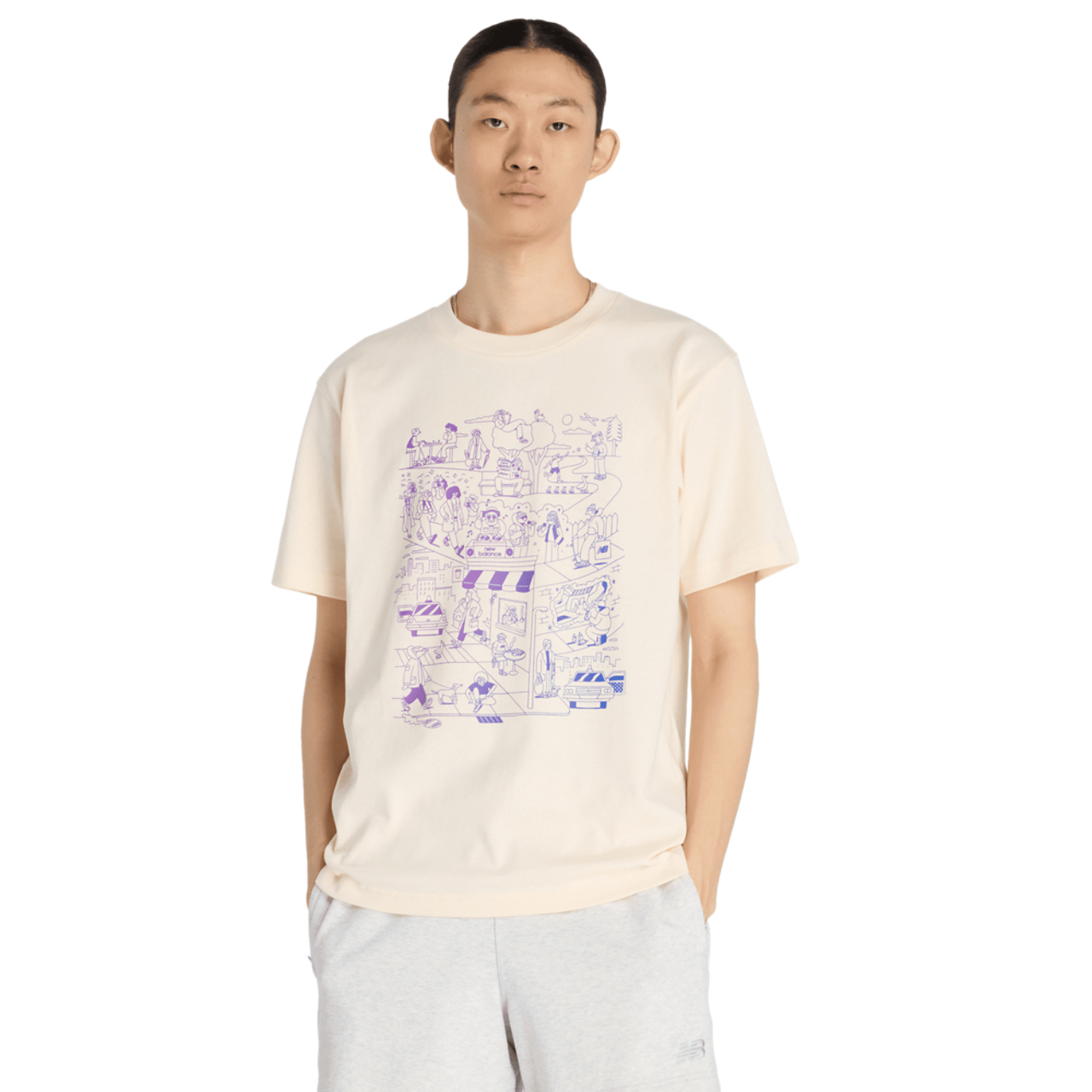 New Balance Athletics Culture Mural T-shirt Image 1 sur 4. Appuyez pour ouvrir la galerie de photos.