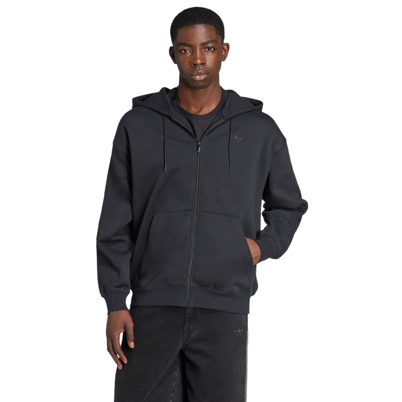 adidas Adicolor Oversize Full-zip Hoodie Imagen 1 de 4. Toque para abrir la galería de fotos.