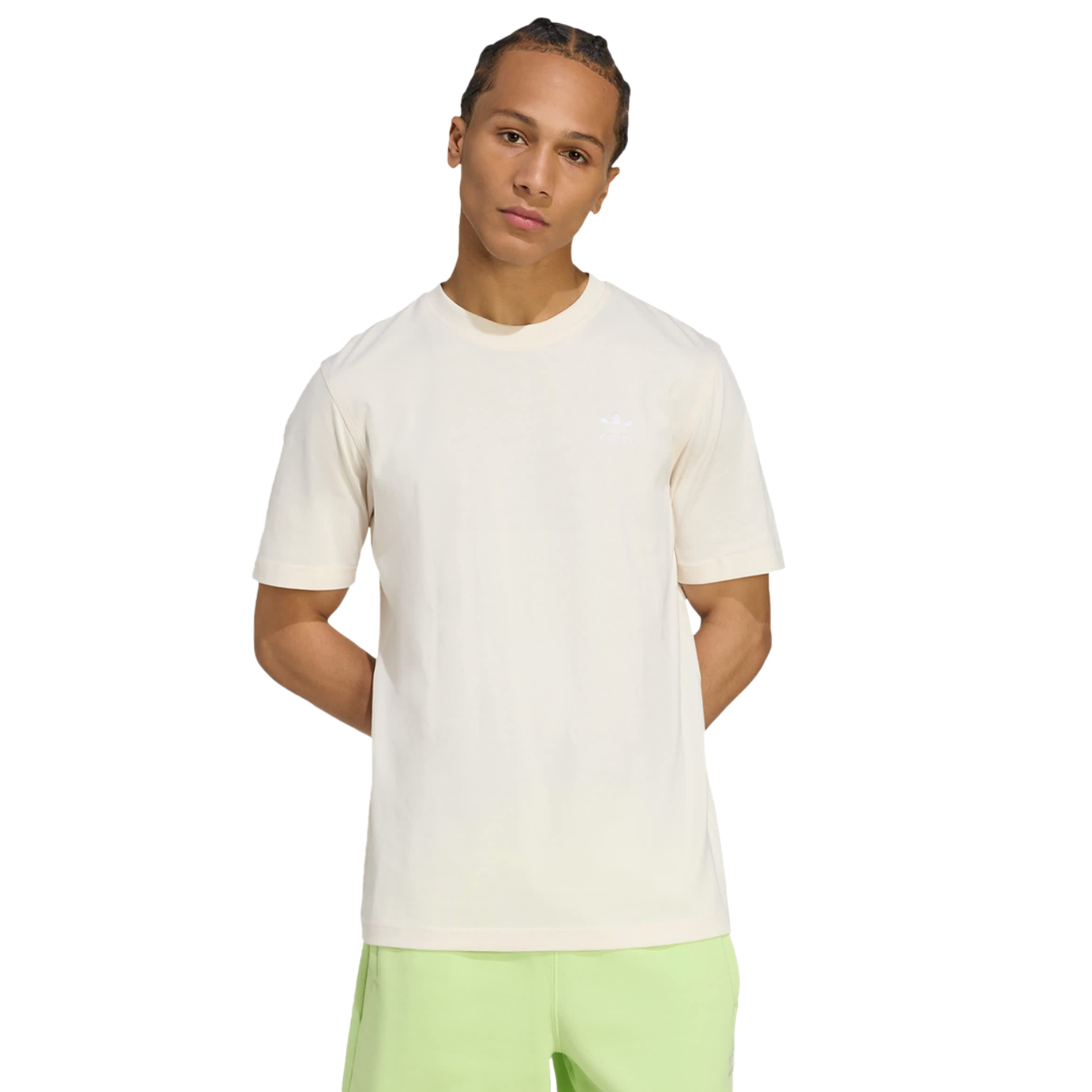 adidas Trefoil Essentials Tee Image 1 of 4. Tap to open photo gallery.