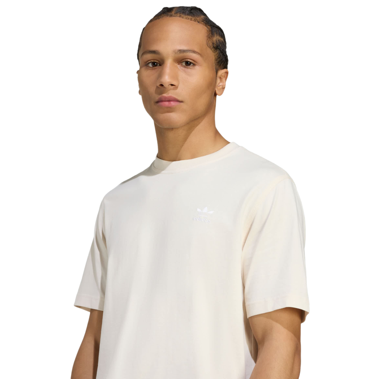 adidas Trefoil Essentials Tee Image 4 of 4. Tap to open photo gallery.