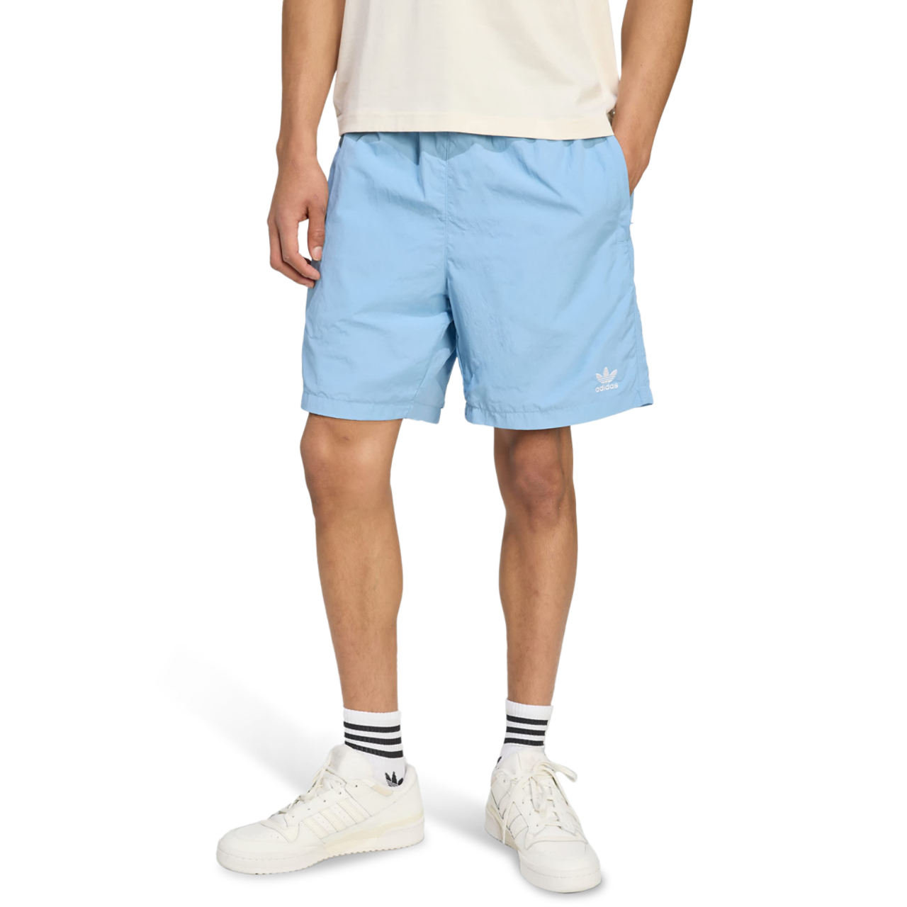 adidas Trefoil Essentials Woven Shorts Image 1 of 4. Tap to open photo gallery.
