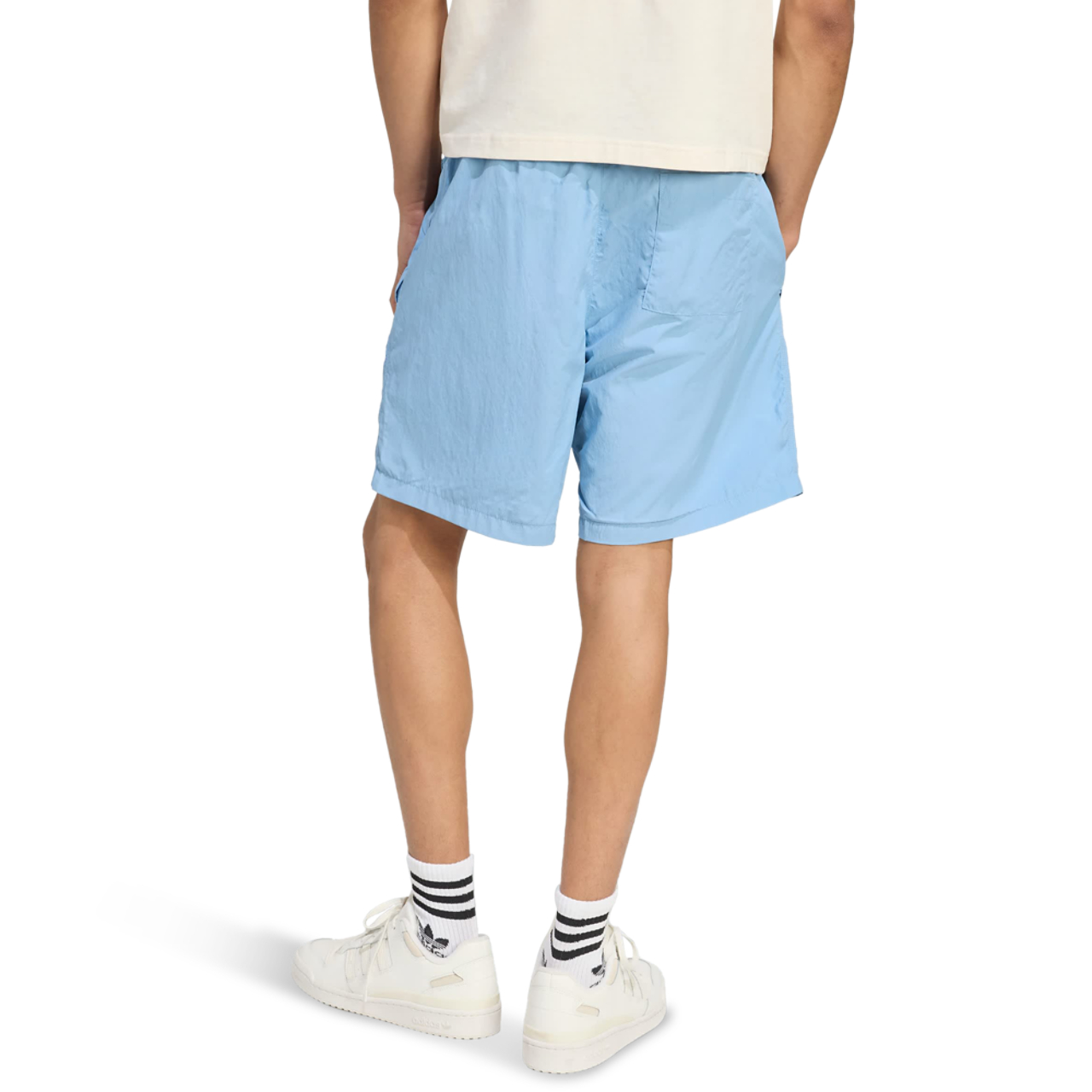 adidas Trefoil Essentials Woven Shorts Image 3 of 4. Tap to open photo gallery.