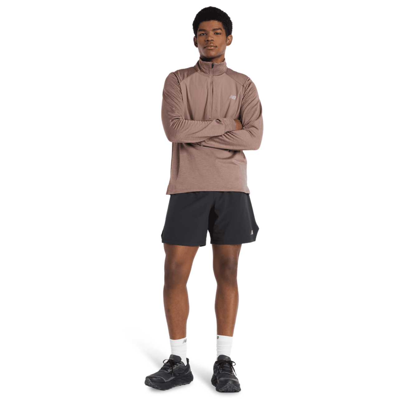 New Balance Athletics Heat Grid Half Zip Image 2 sur 5. Appuyez pour ouvrir la galerie de photos.