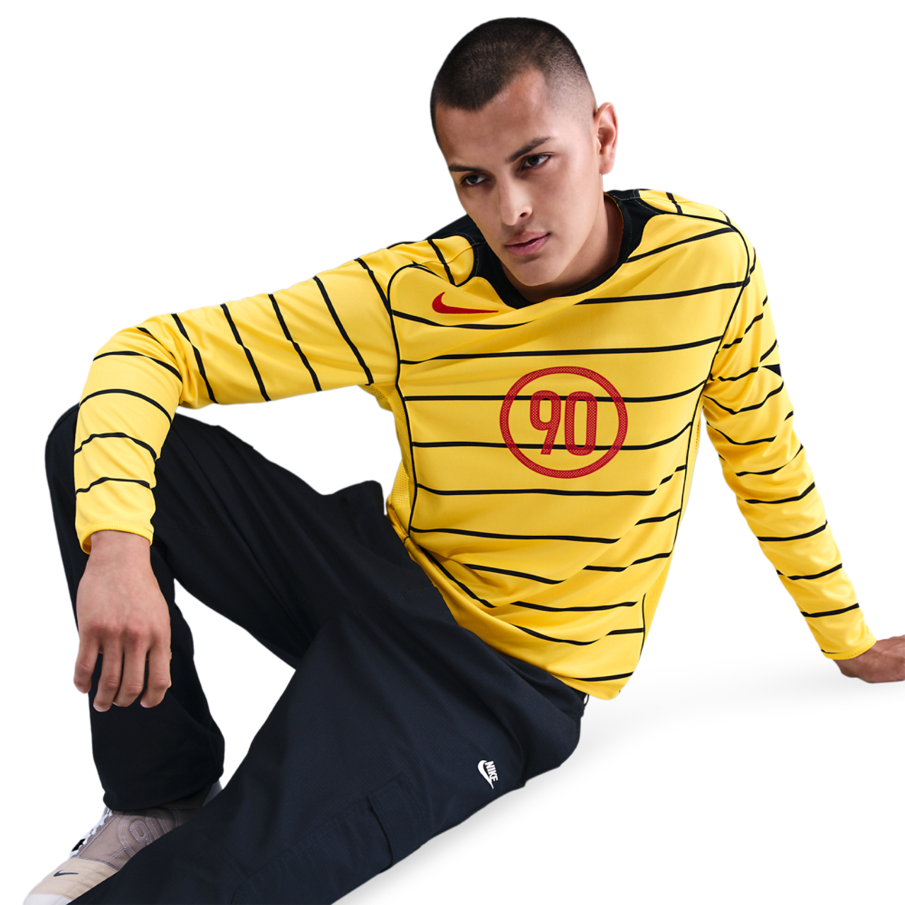 Nike Total 90 Dri-fit Long-sleeve Football Top Image 3 sur 5. Appuyez pour ouvrir la galerie de photos.