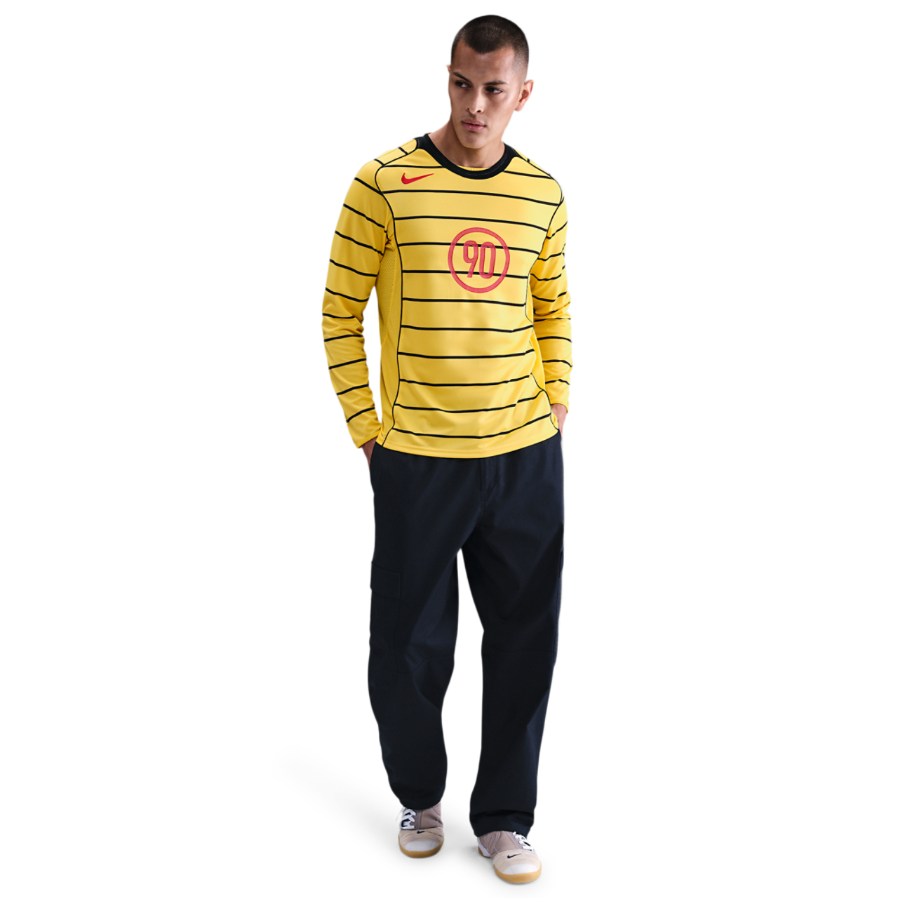 Nike Total 90 Dri-fit Long-sleeve Football Top Image 4 sur 5. Appuyez pour ouvrir la galerie de photos.