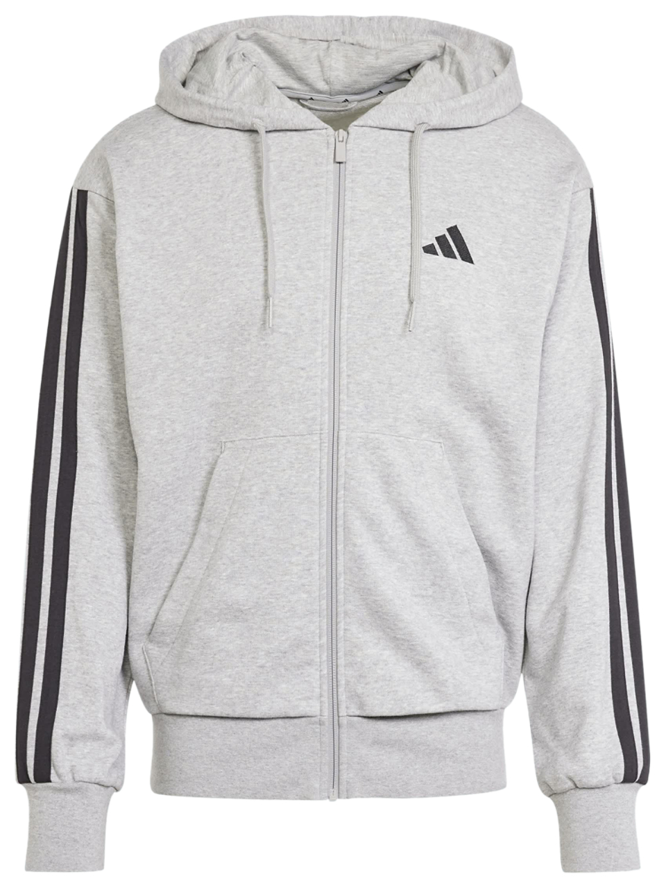 adidas Essentials 3-Stripes French Terry Hoodie Image 5 of 5. Tap to open photo gallery.