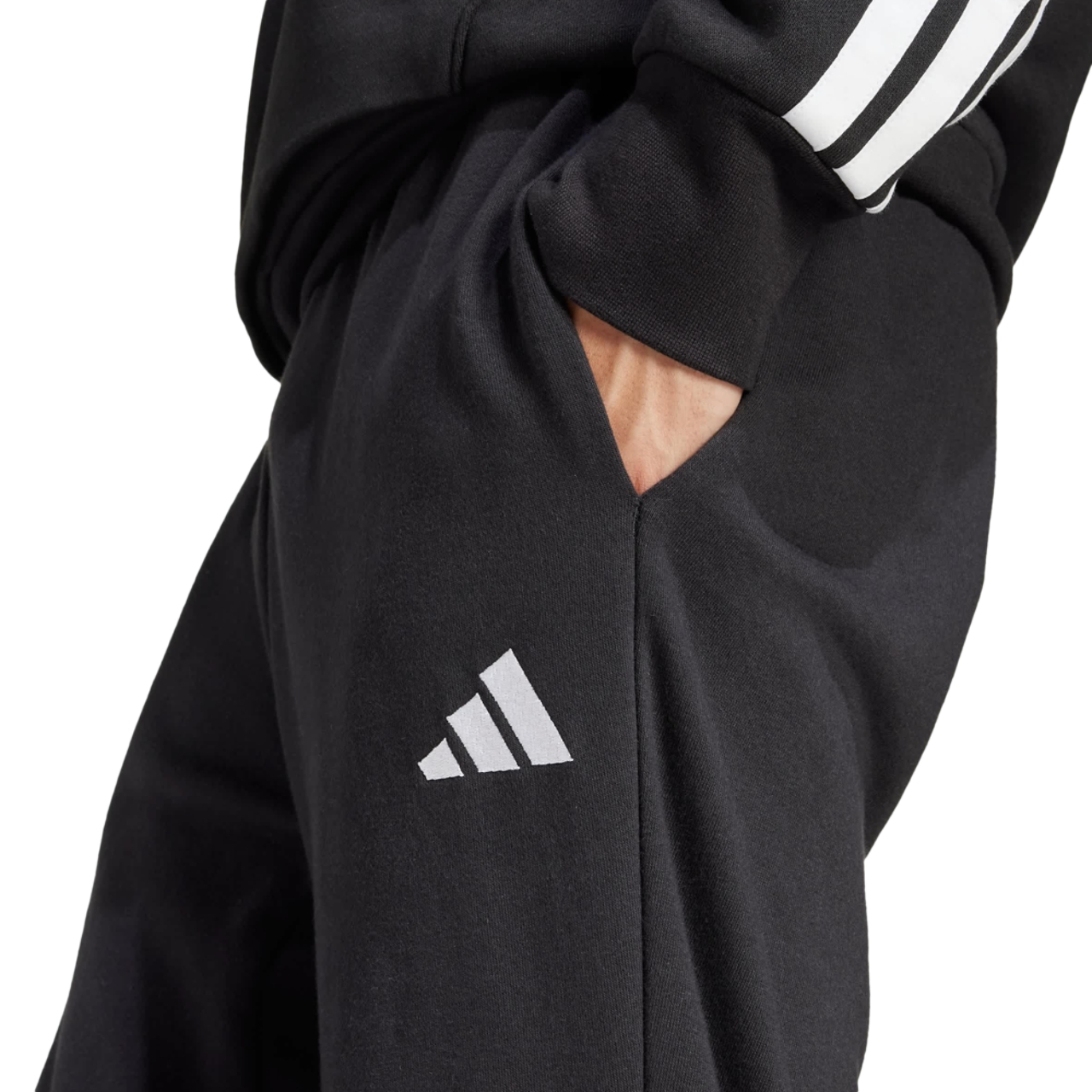 adidas Essentials Feel Cozy French Terry Joggers Image 3 of 4. Tap to open photo gallery.