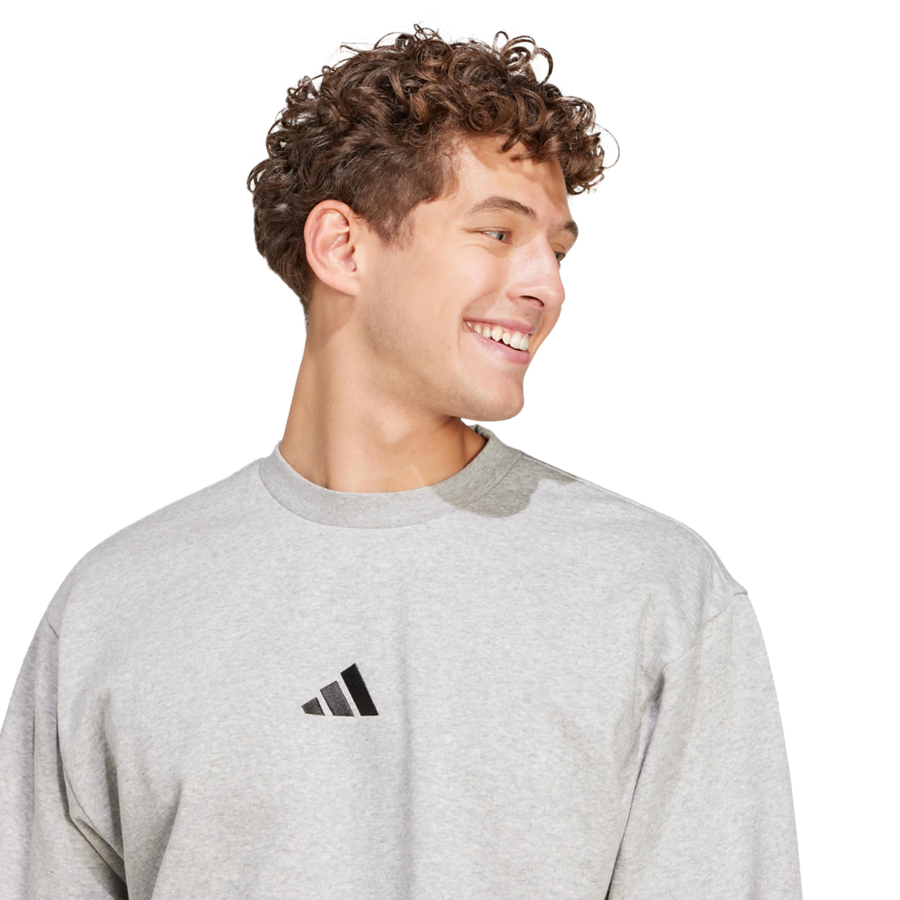 adidas Essentials Feel Cozy Fleece Sweatshirt Imagen 4 de 5. Toque para abrir la galería de fotos.