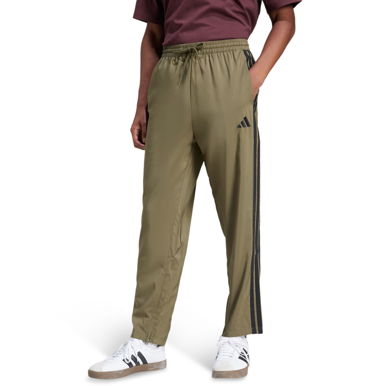 adidas Essentials 3-Stripes Joggers Open Hem Bild 1 von 4. Antippen, um die Fotogalerie zu öffnen.