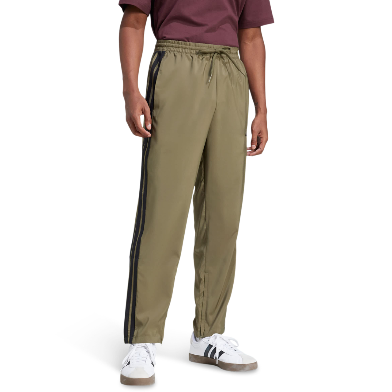 adidas Essentials 3-Stripes Joggers Open Hem Bild 2 von 4. Antippen, um die Fotogalerie zu öffnen.