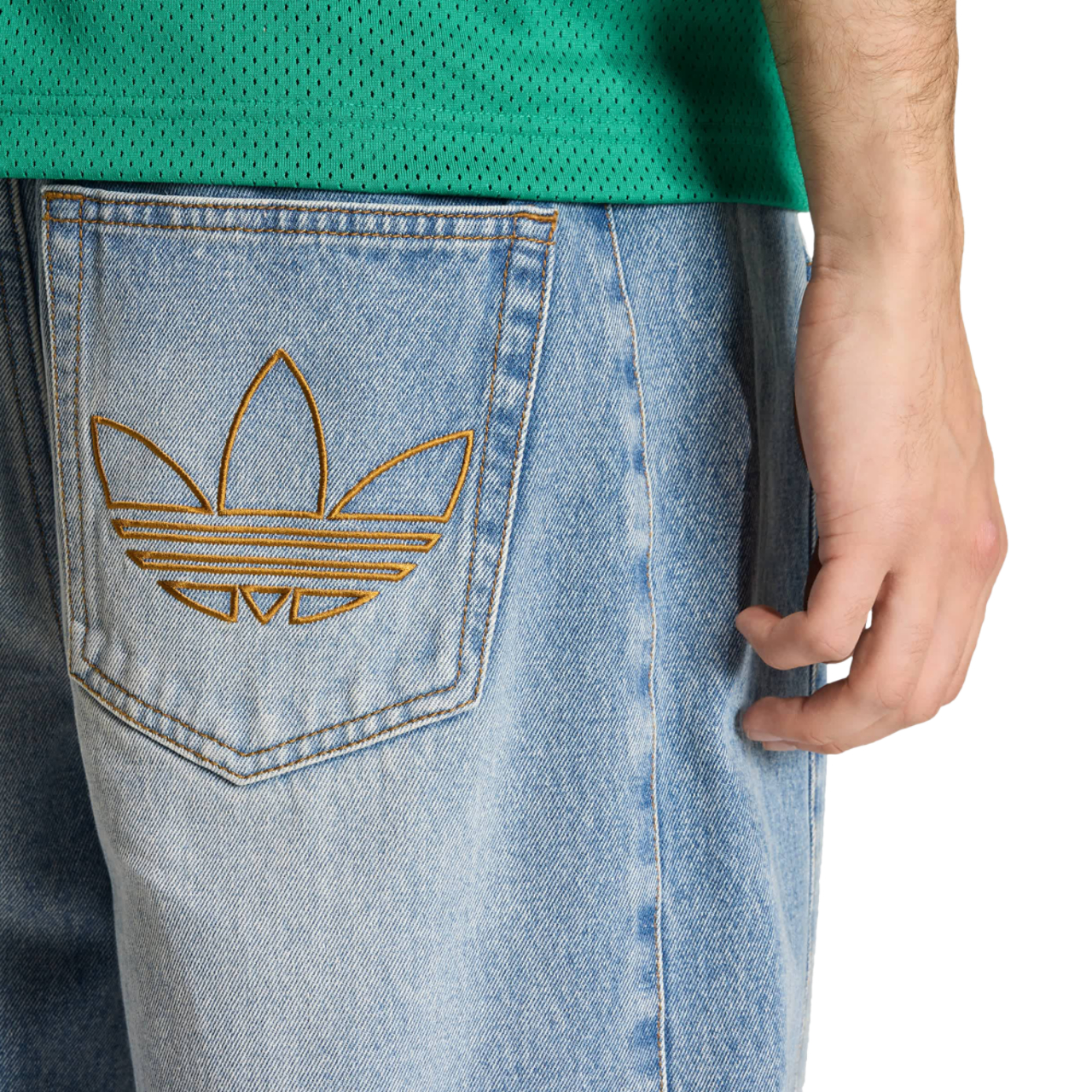 adidas Denim Pants Afbeelding 4 van 5. Tik om de fotogalerij te openen..