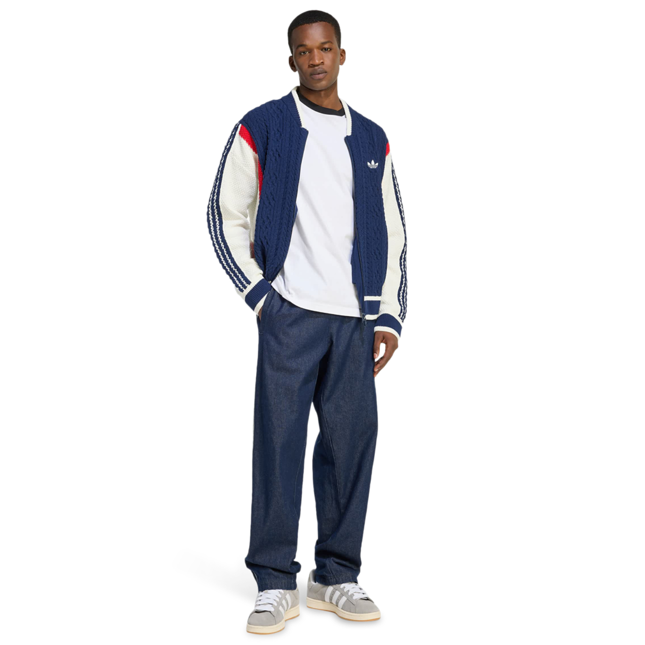 adidas Retro Remix Cardigan Imagen 2 de 5. Toque para abrir la galería de fotos.