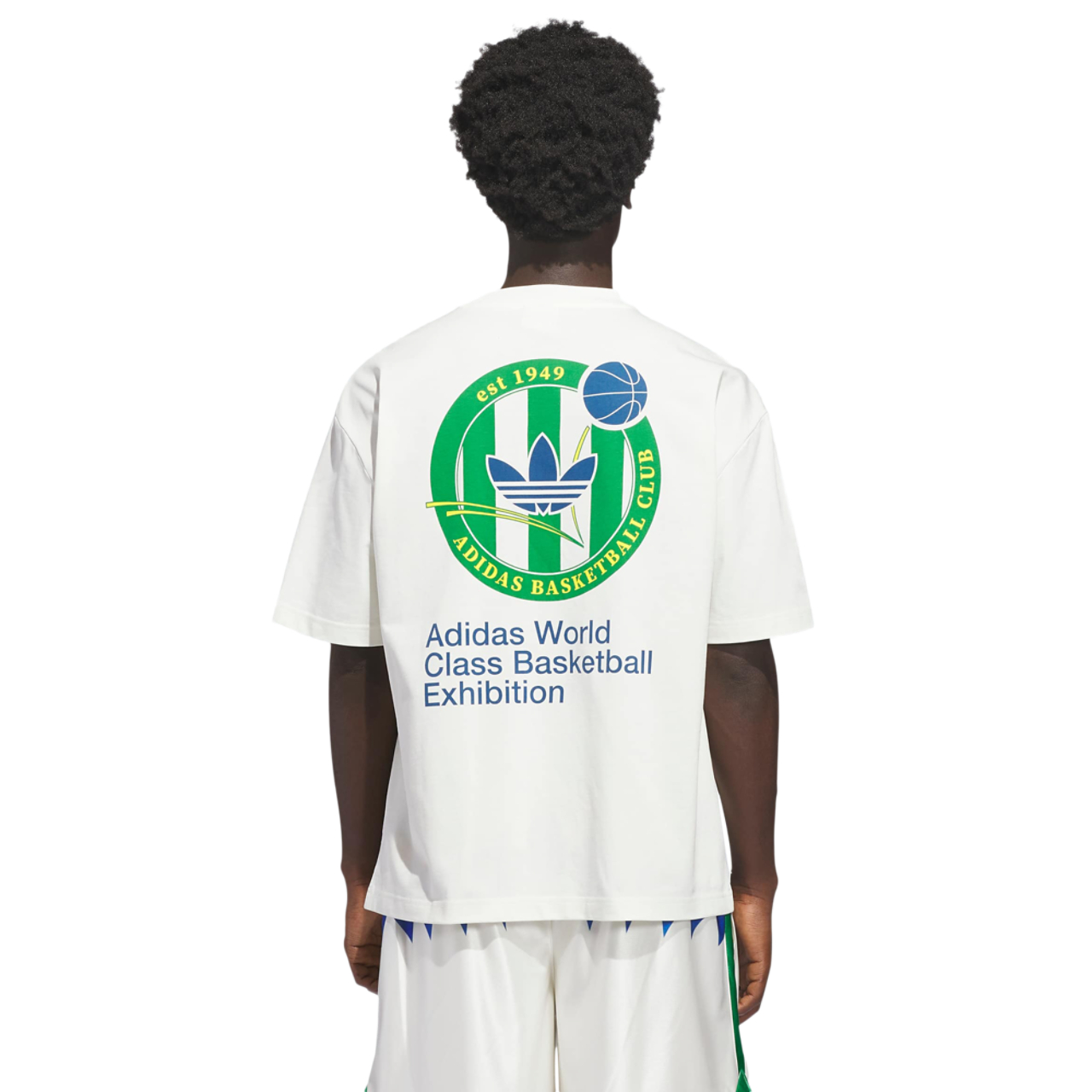 adidas Originals Basketball Crest T-shirt Afbeelding 3 van 5. Tik om de fotogalerij te openen..
