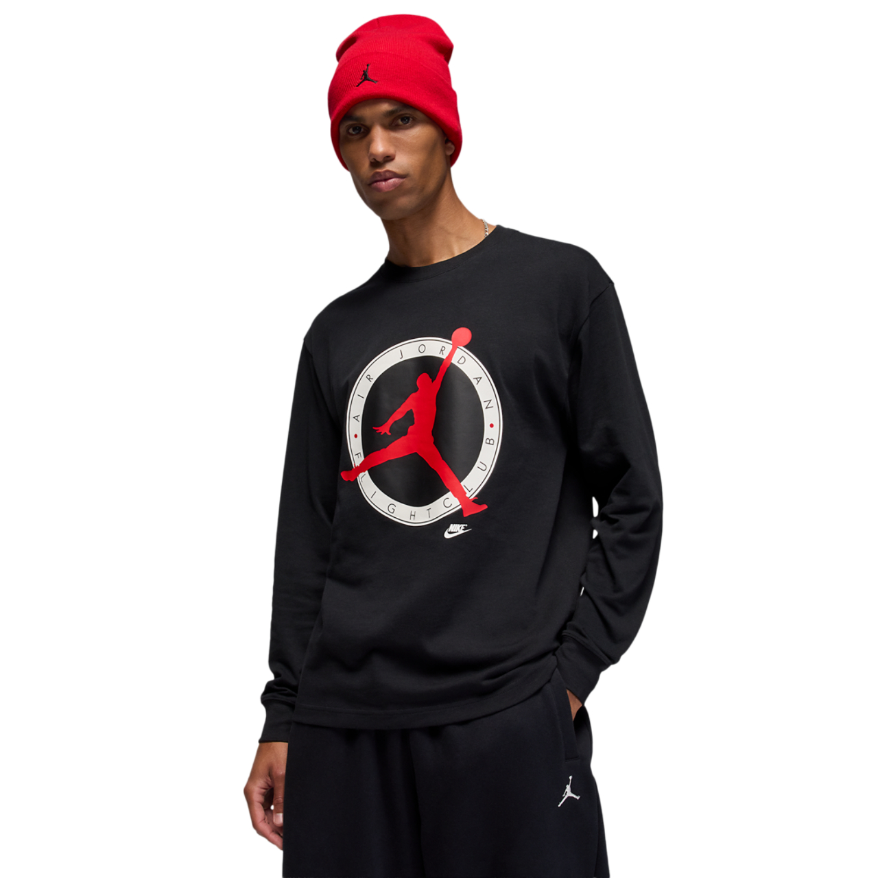 Jordan Flight Club Long Sleeve T Shirt Afbeelding 1 van 5. Tik om de fotogalerij te openen..