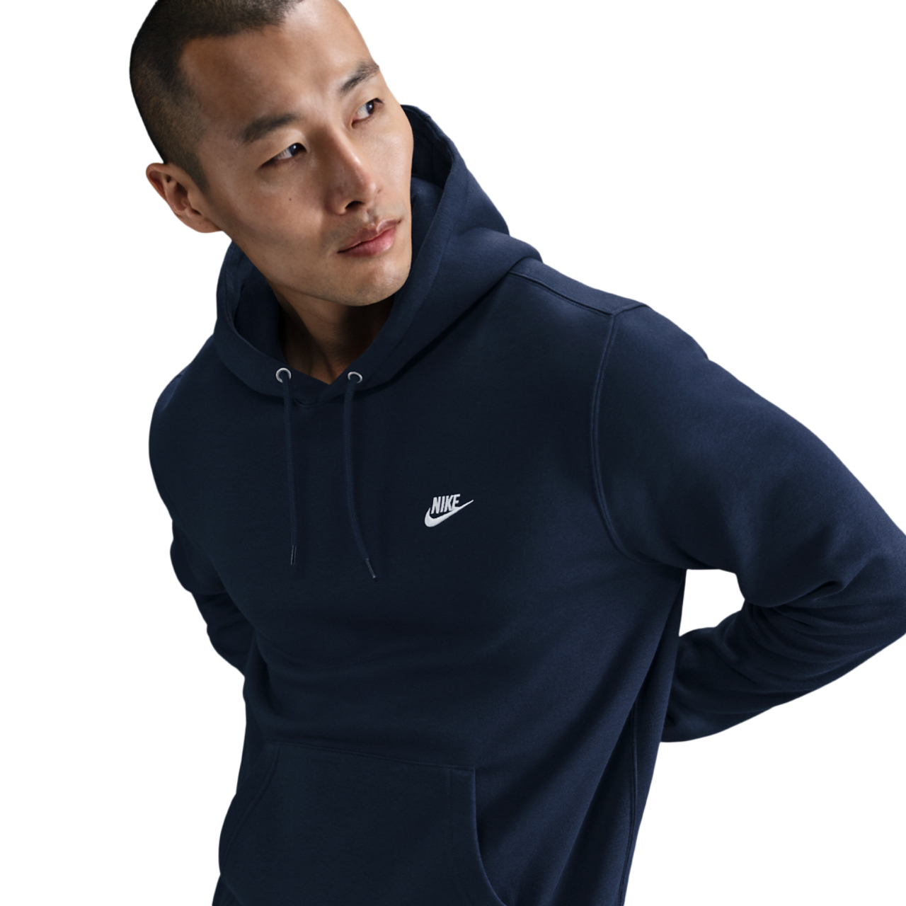 Nike Club Pullover Fleece Hoodie Image 1 of 5. Tap to open photo gallery.