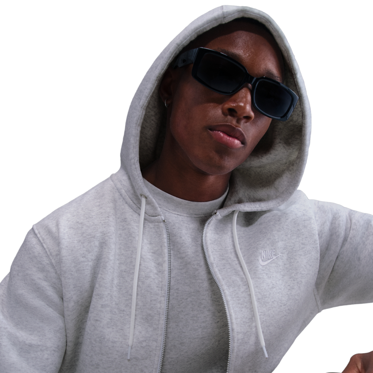 Nike Club Full Zip Fleece Hoodie Bild 3 von 5. Antippen, um die Fotogalerie zu öffnen.