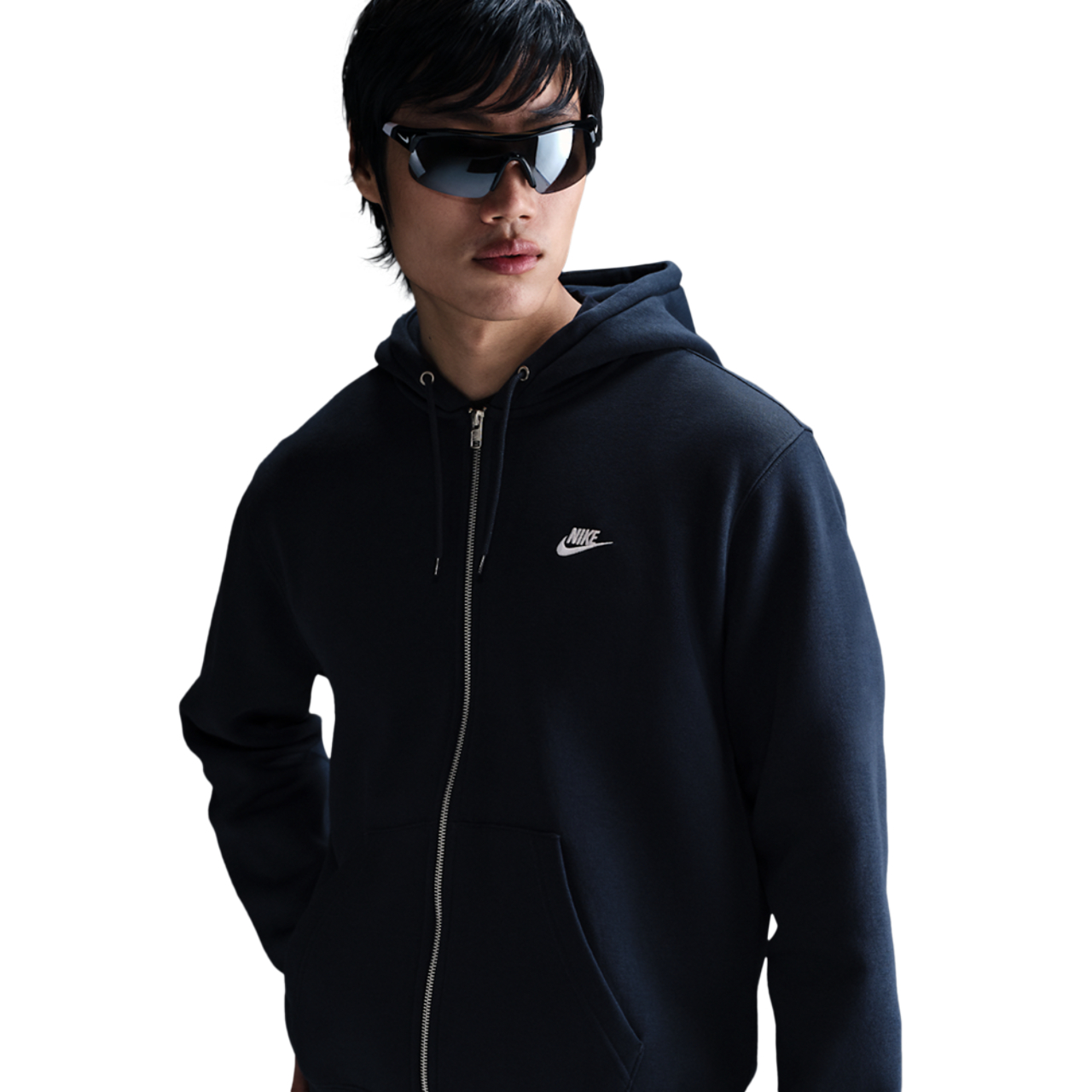 Nike Club Full Zip Fleece Hoodie Image 1 sur 5. Appuyez pour ouvrir la galerie de photos.