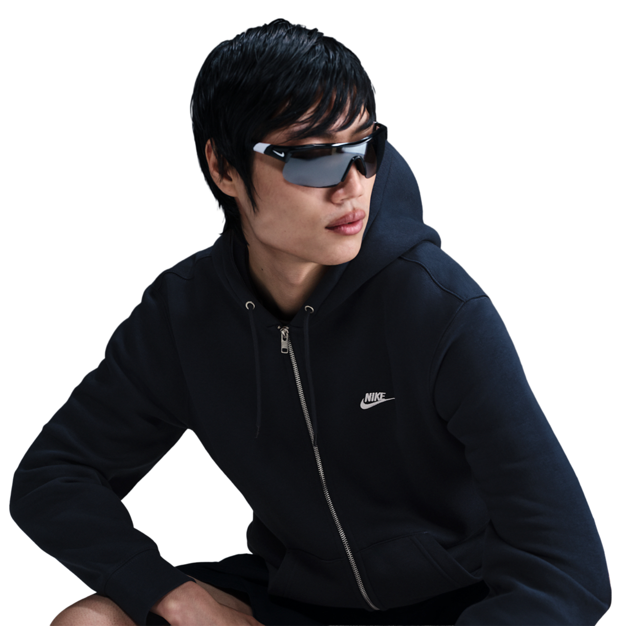 Nike Club Full Zip Fleece Hoodie Image 3 sur 5. Appuyez pour ouvrir la galerie de photos.
