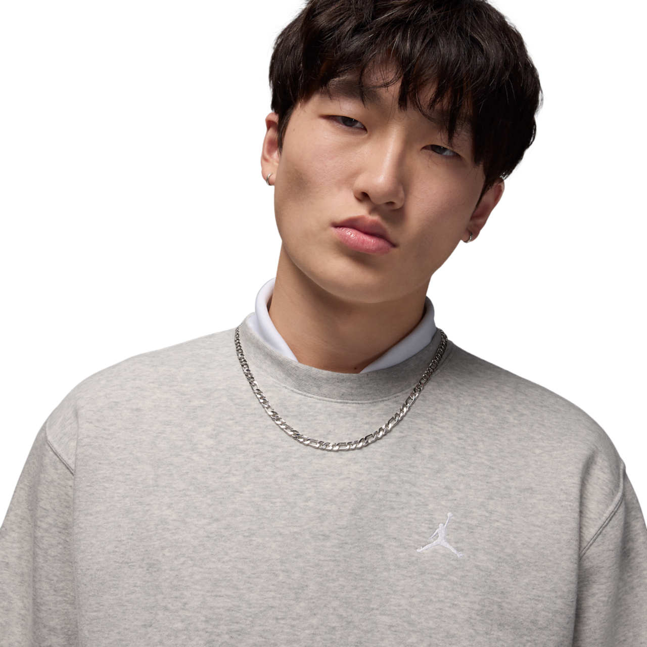 Jordan Brooklyn Fleece Crew Neck Sweatshirt Image 3 of 5. Tap to open photo gallery.