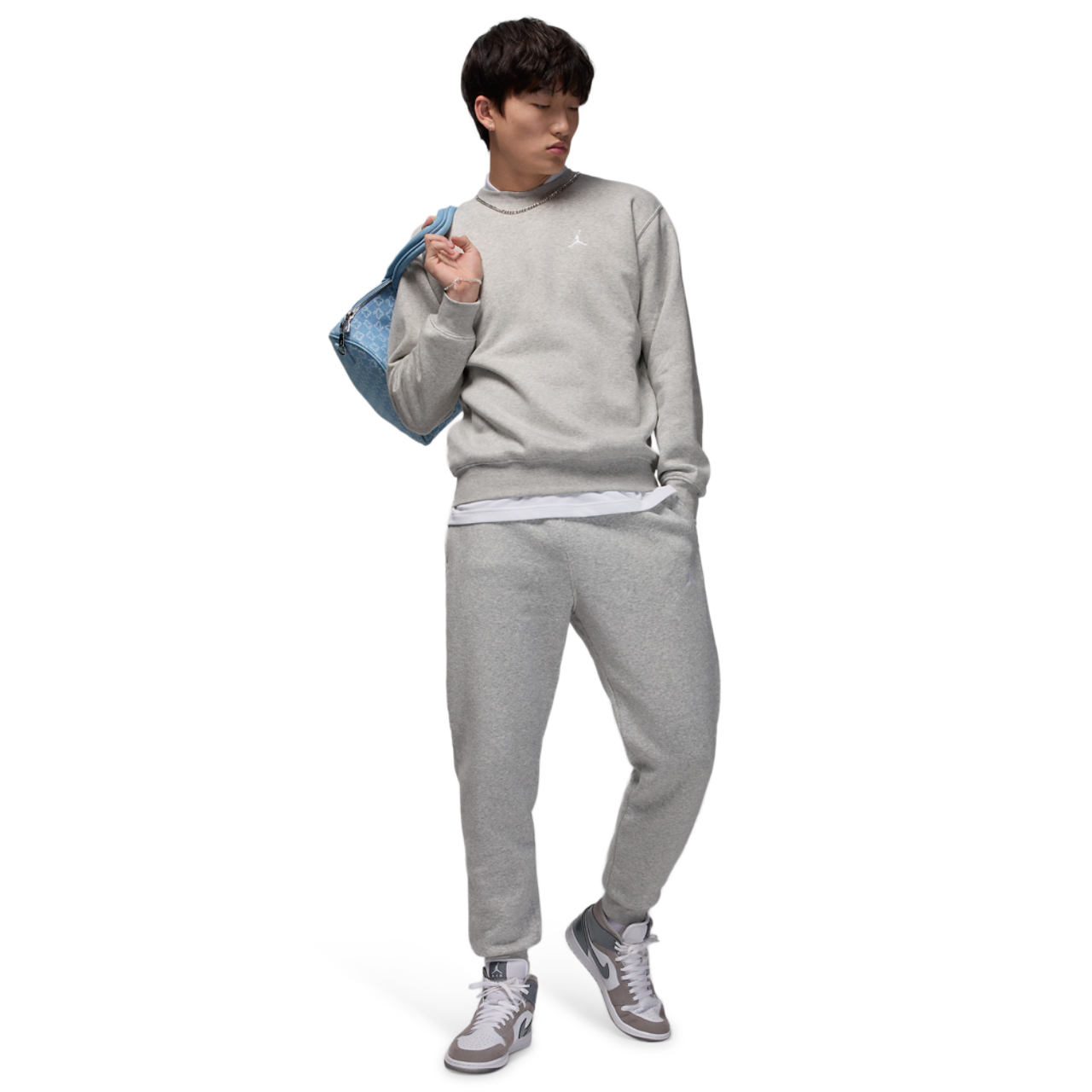 Jordan Brooklyn Fleece Crew Neck Sweatshirt Image 5 of 5. Tap to open photo gallery.
