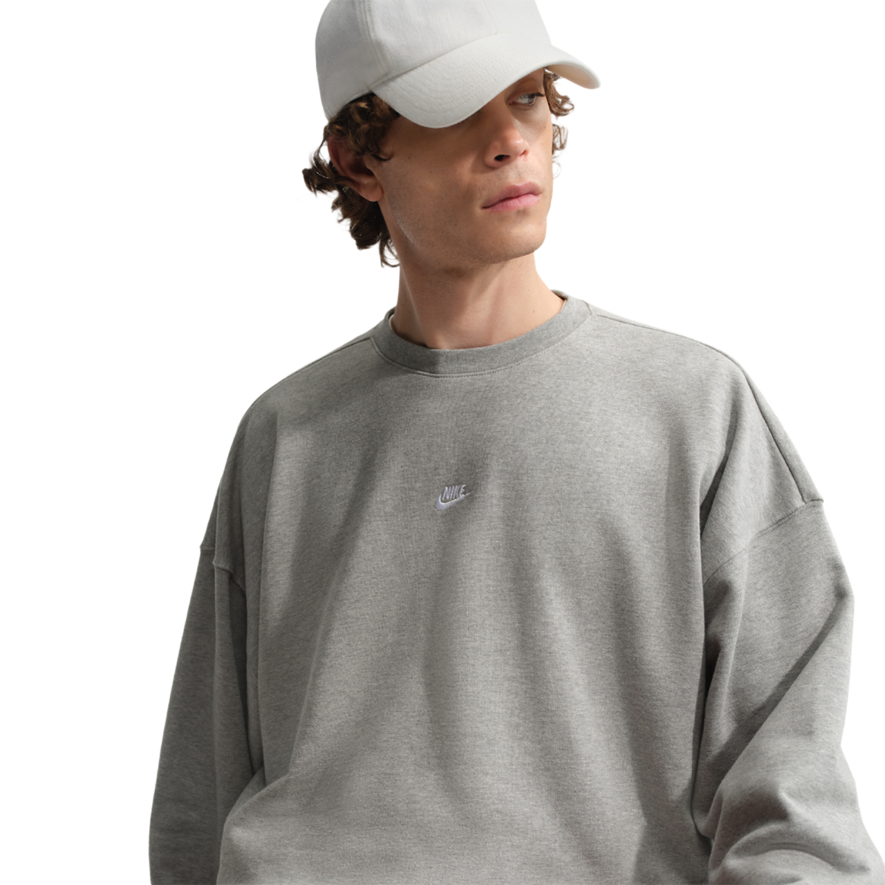 Nike Sportswear Club Oversized French Terry Crew Afbeelding 3 van 5. Tik om de fotogalerij te openen..