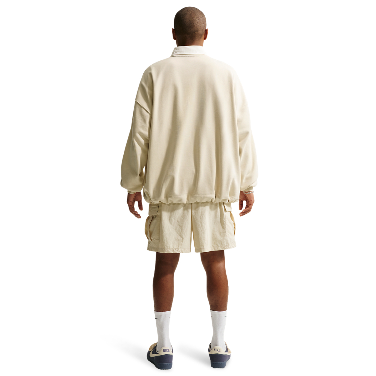 Nike Sportswear Club Oversized French Terry Crew Image 5 of 5. Tap to open photo gallery.