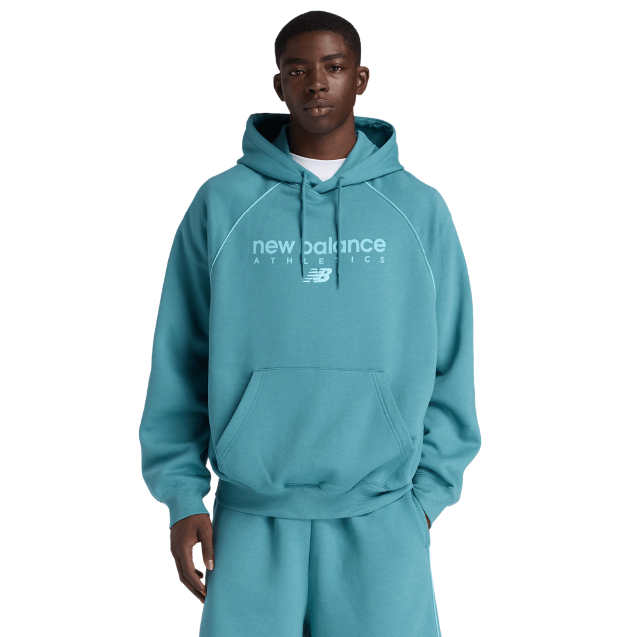 New Balance Trackside Fleece Hoodie Afbeelding 1 van 3. Tik om de fotogalerij te openen..