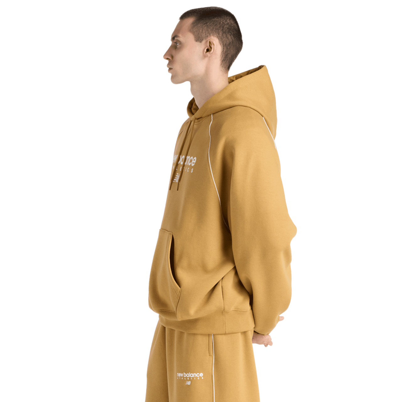 New Balance Trackside Fleece Hoodie Afbeelding 4 van 4. Tik om de fotogalerij te openen..