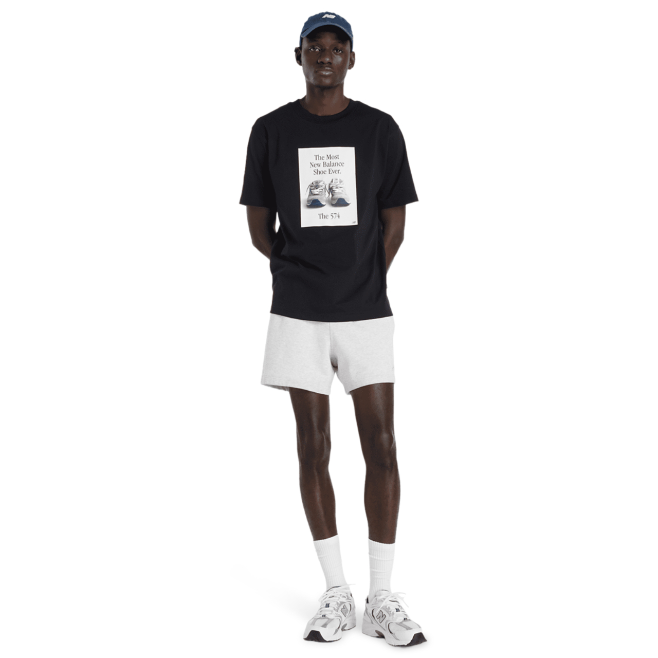 New Balance 574 Ad Tee Image 2 of 4. Tap to open photo gallery.