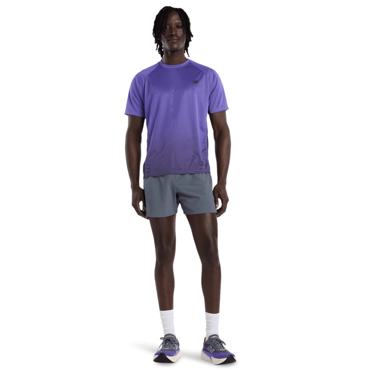 New Balance Viz-tech Run Tee Imagen 2 de 3. Toque para abrir la galería de fotos.