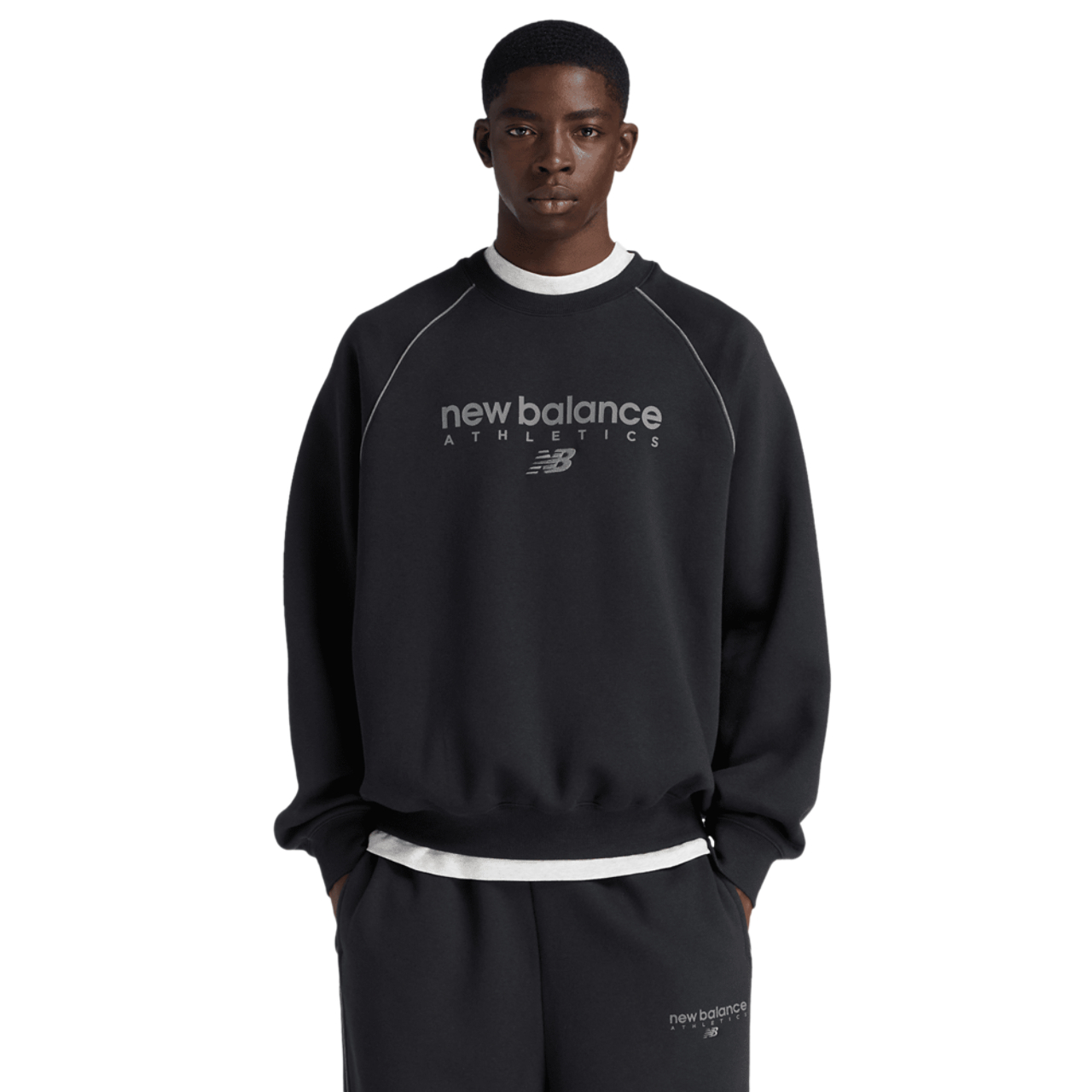 New Balance Trackside Fleece Crew Bild 1 von 4. Antippen, um die Fotogalerie zu öffnen.