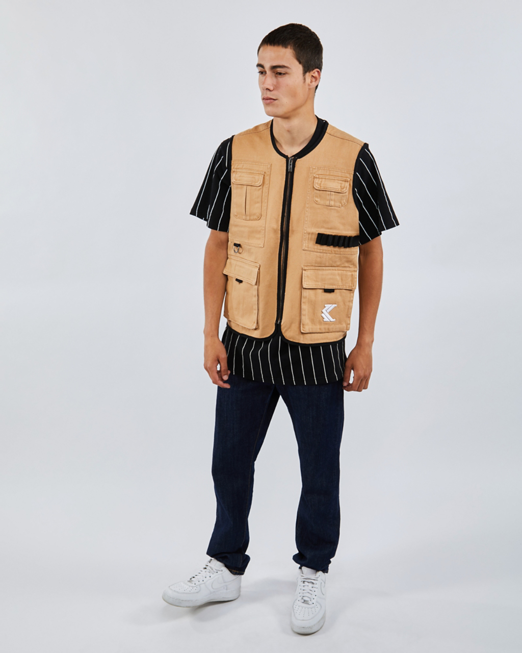 Karl Kani Sand Vest Image 2 of 4. Tap to open photo gallery.
