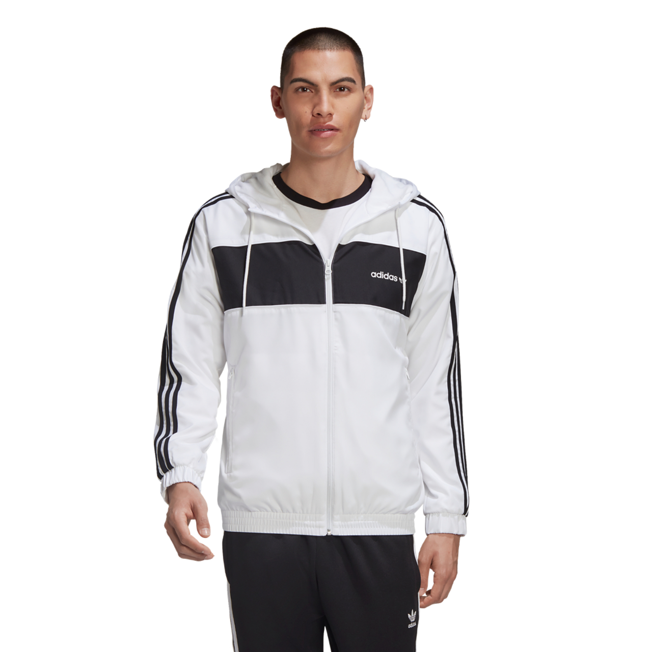 adidas Full Zip Windbreaker Image 1 of 2. Tap to open photo gallery.