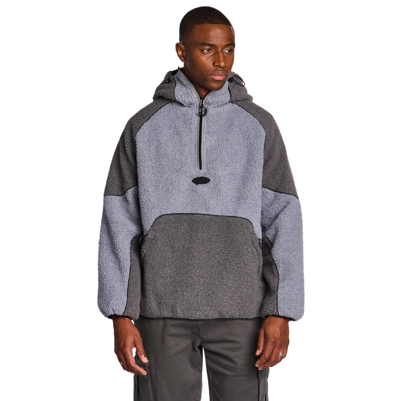 Street Cartel Roma Borg Half Zip Sherpa Bild 1 von 8. Antippen, um die Fotogalerie zu öffnen.