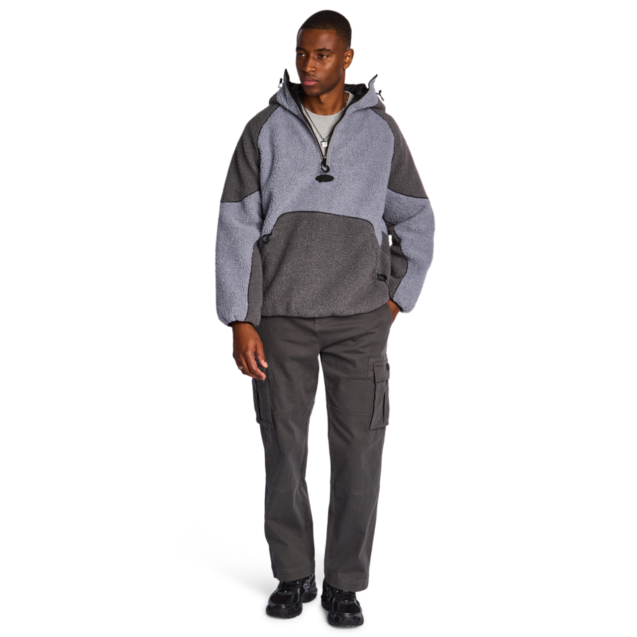 Street Cartel Roma Borg Half Zip Sherpa Bild 3 von 8. Antippen, um die Fotogalerie zu öffnen.
