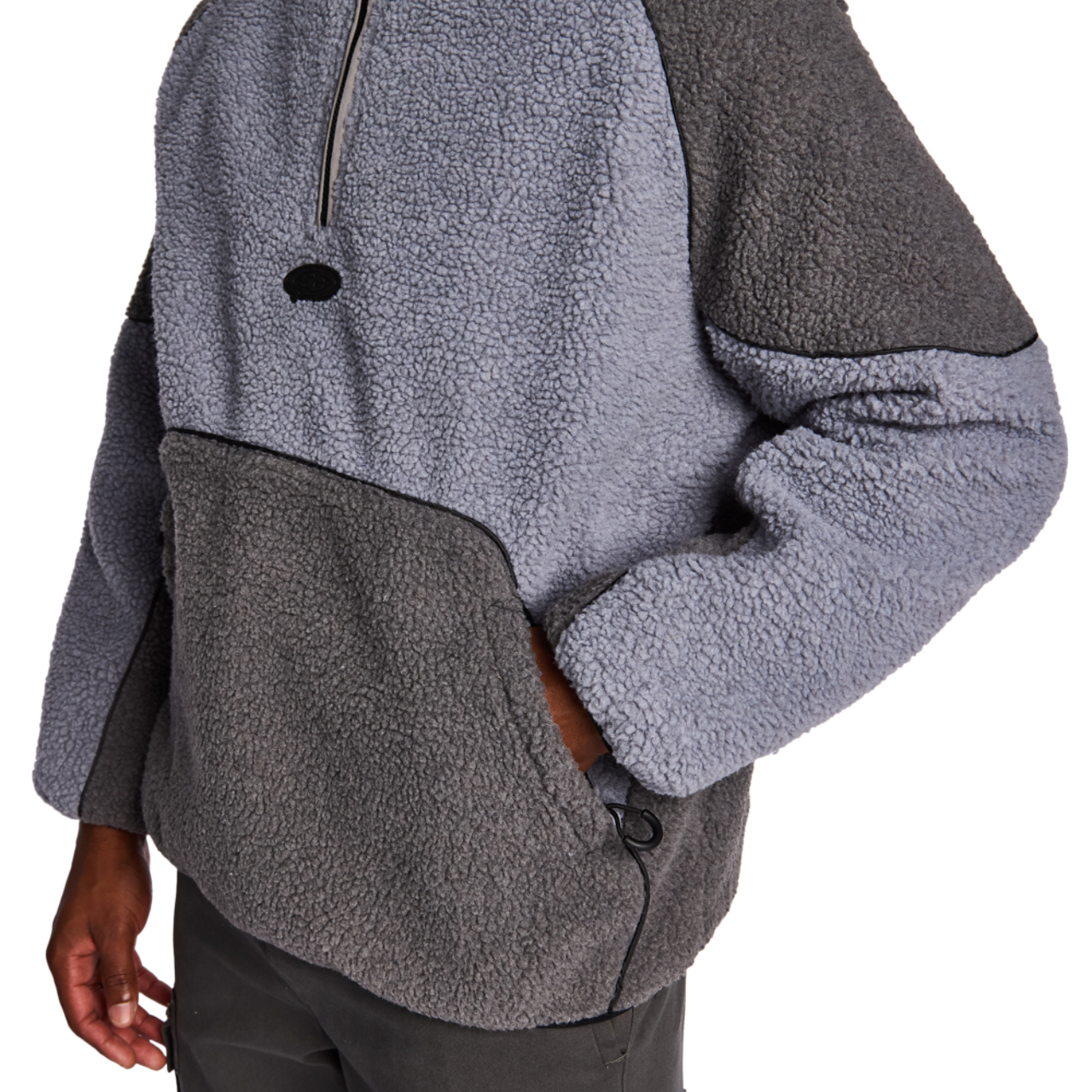 Street Cartel Roma Borg Half Zip Sherpa Bild 7 von 8. Antippen, um die Fotogalerie zu öffnen.