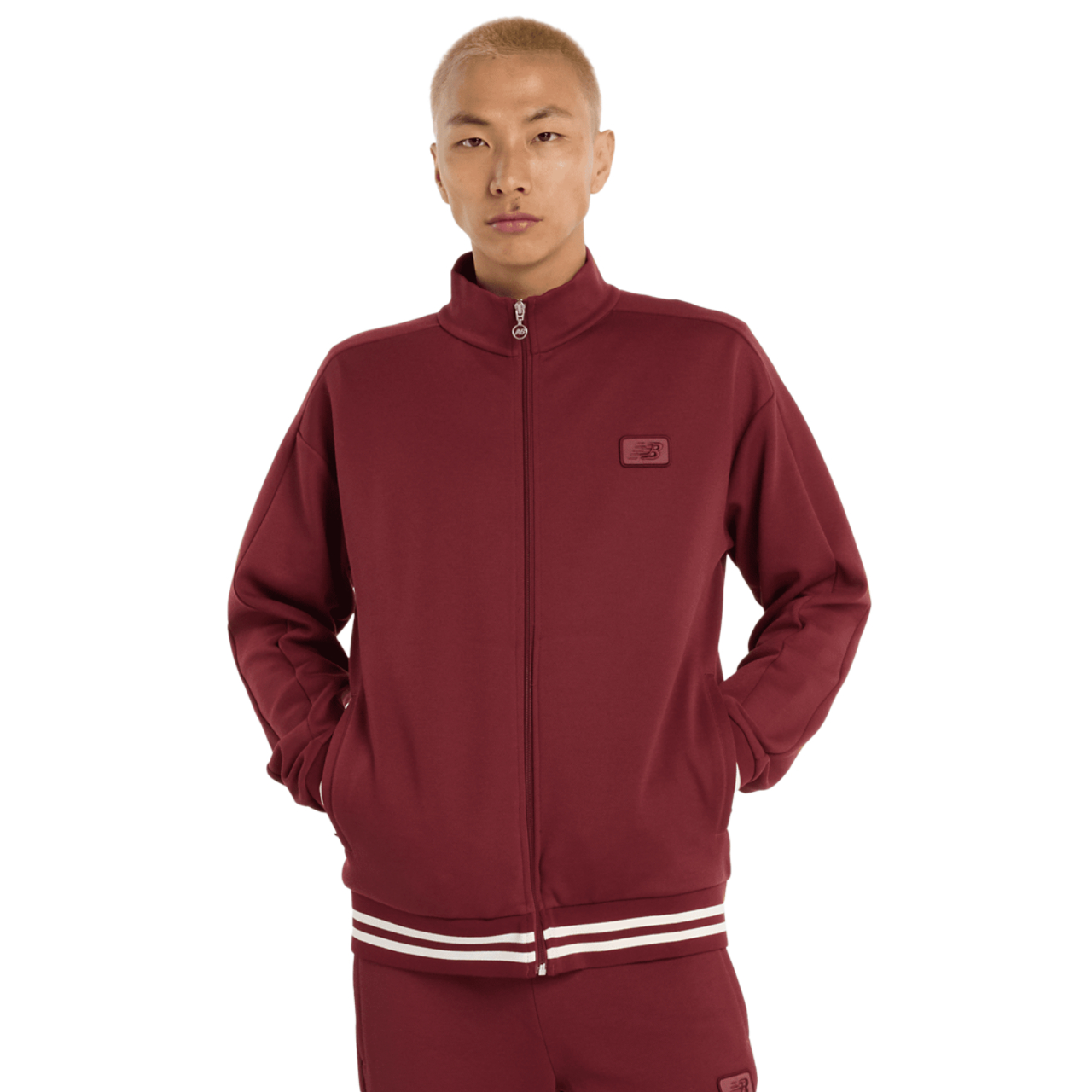 New Balance Post Season Pique Track Jacket Imagen 1 de 5. Toque para abrir la galería de fotos.