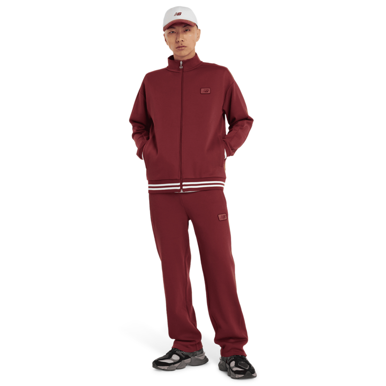 New Balance Post Season Pique Track Jacket Imagen 2 de 5. Toque para abrir la galería de fotos.
