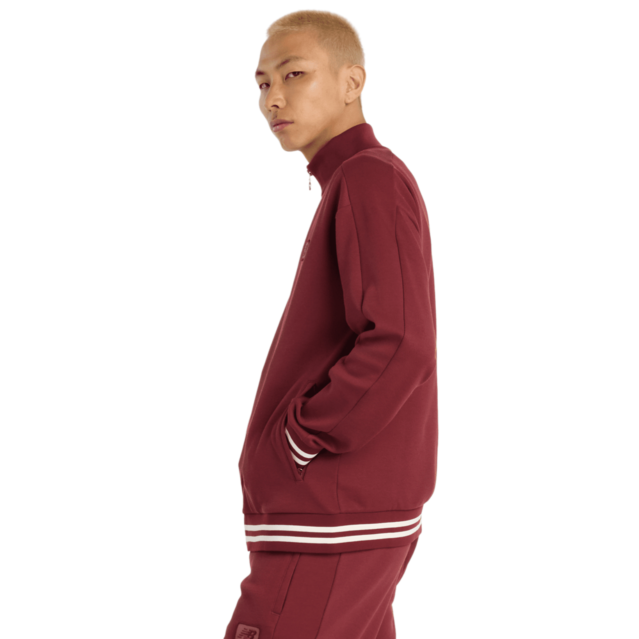 New Balance Post Season Pique Track Jacket Imagen 4 de 5. Toque para abrir la galería de fotos.