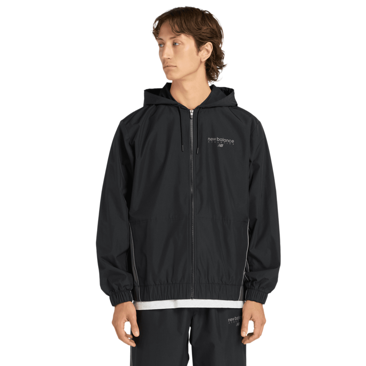 New Balance Trackside Woven Jacket Imagen 1 de 3. Toque para abrir la galería de fotos.