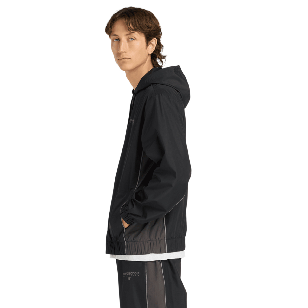 New Balance Trackside Woven Jacket Imagen 3 de 3. Toque para abrir la galería de fotos.