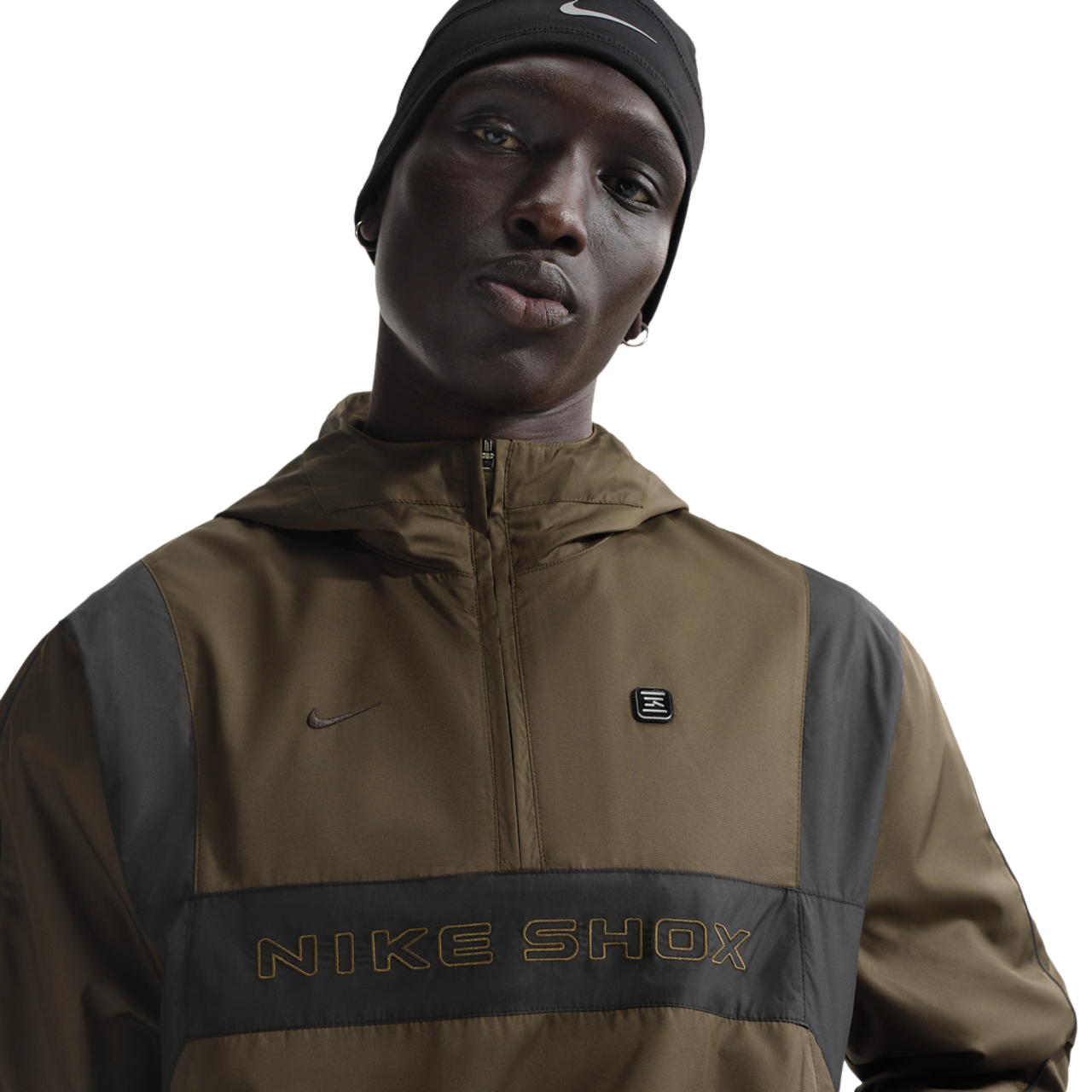 Nike Shox Woven Half-zip Jacket Afbeelding 3 van 5. Tik om de fotogalerij te openen..
