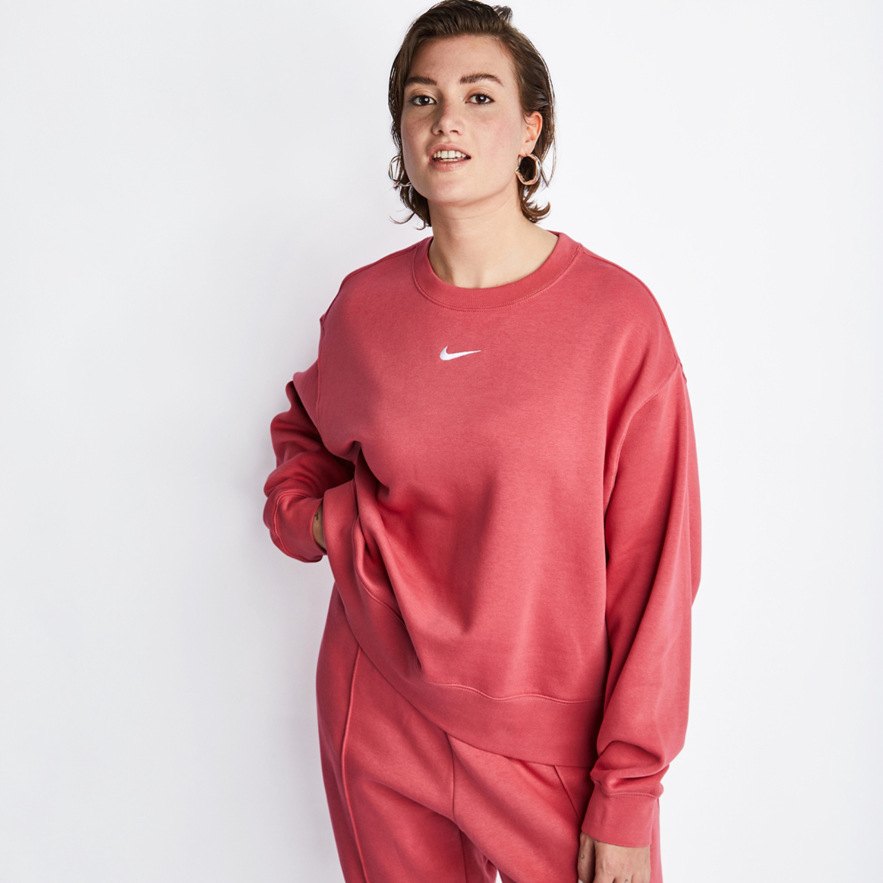 Nike Essentials Plus Crew Neck Image 1 of 4. Tap to open photo gallery.