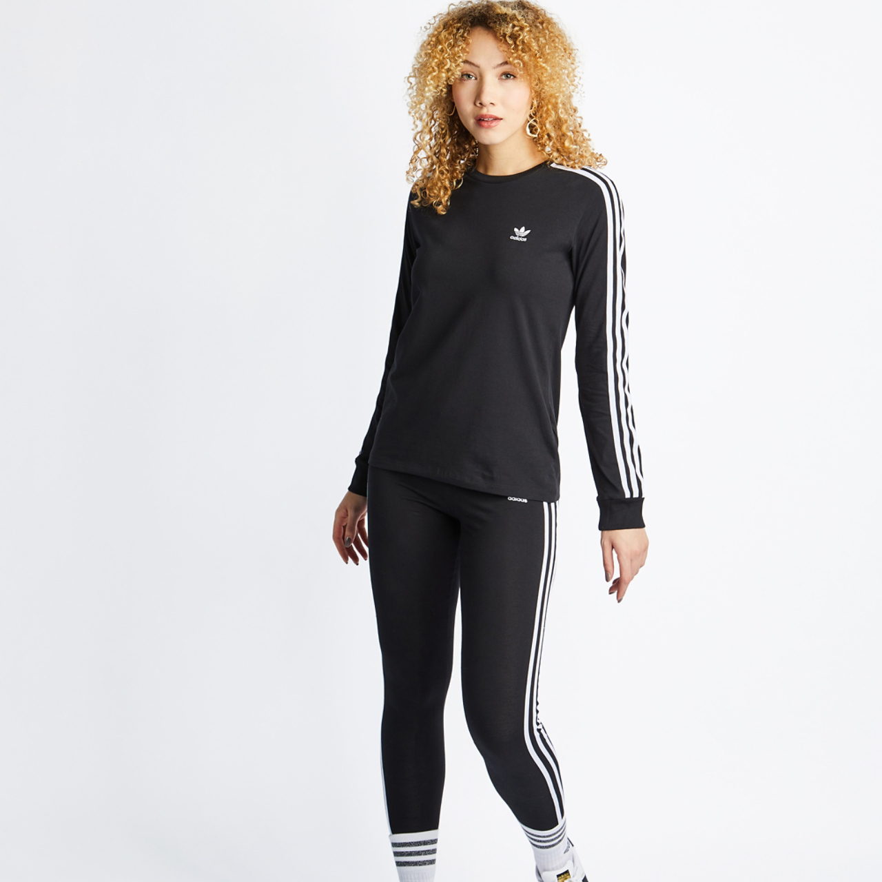 adidas 3Stripes Longsleeve Image 2 of 4. Tap to open photo gallery.