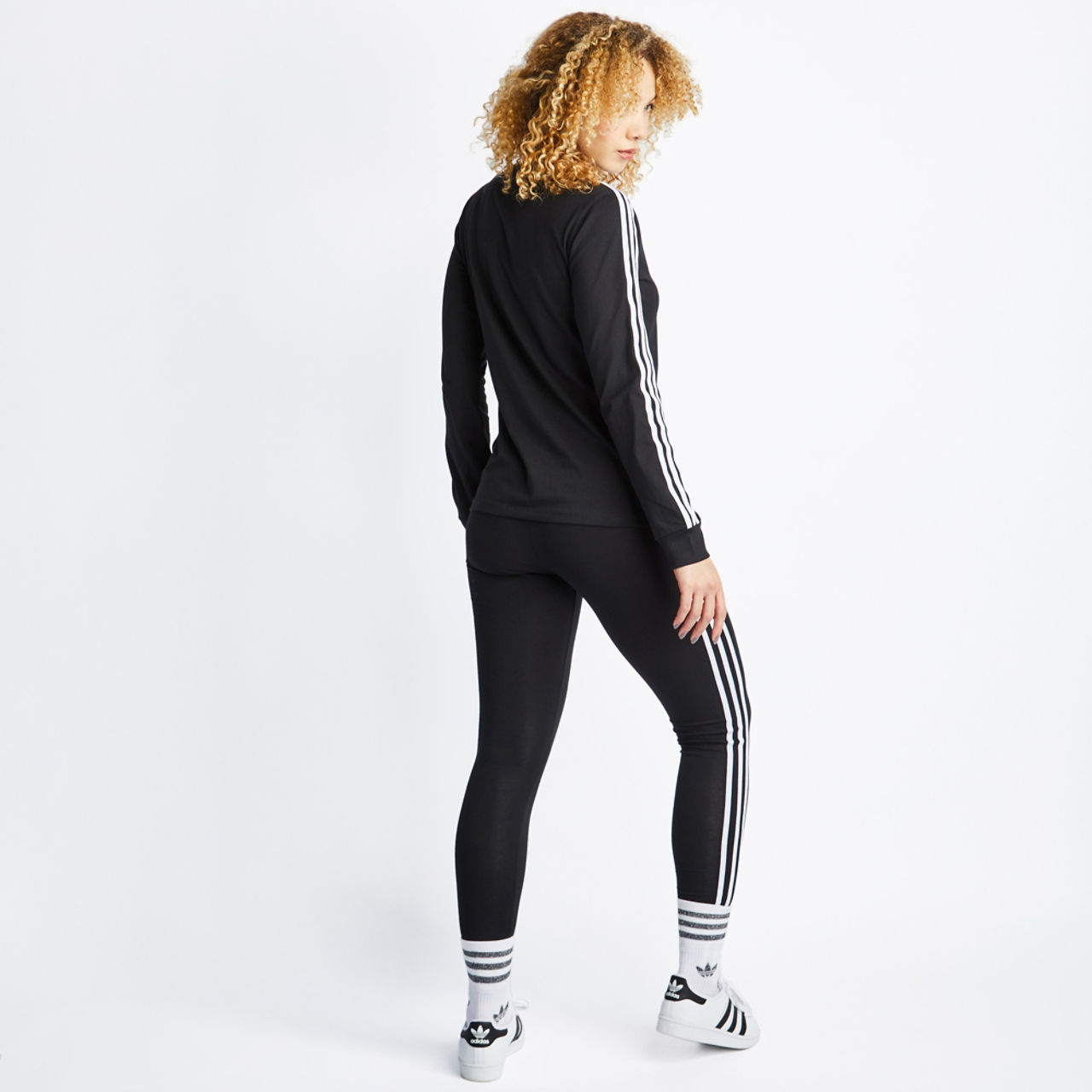 adidas 3Stripes Longsleeve Image 3 of 4. Tap to open photo gallery.