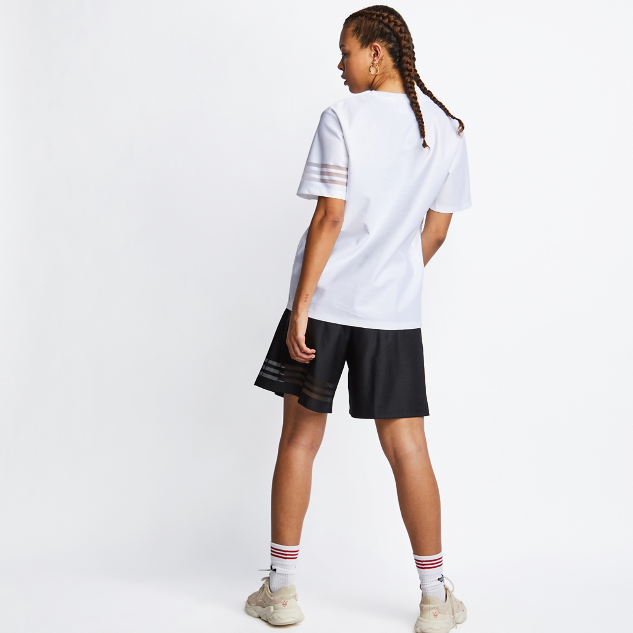 adidas Originals Bellista Primegreen T-Shirt Loose Image 2 of 4. Tap to open photo gallery.