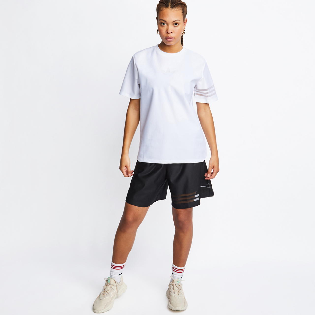 adidas Originals Bellista Primegreen T-Shirt Loose Image 3 of 4. Tap to open photo gallery.