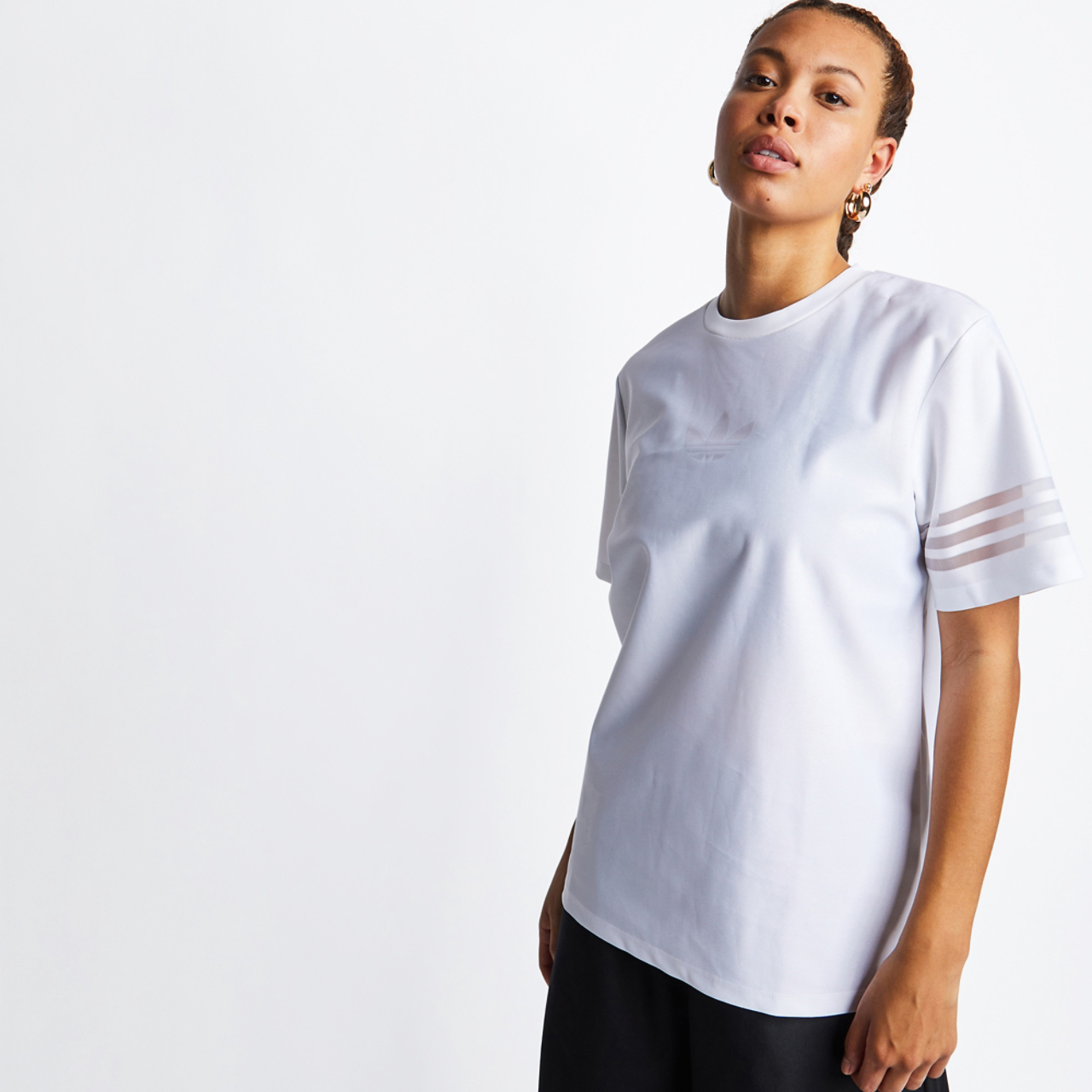 adidas Originals Bellista Primegreen T-Shirt Loose Image 4 of 4. Tap to open photo gallery.